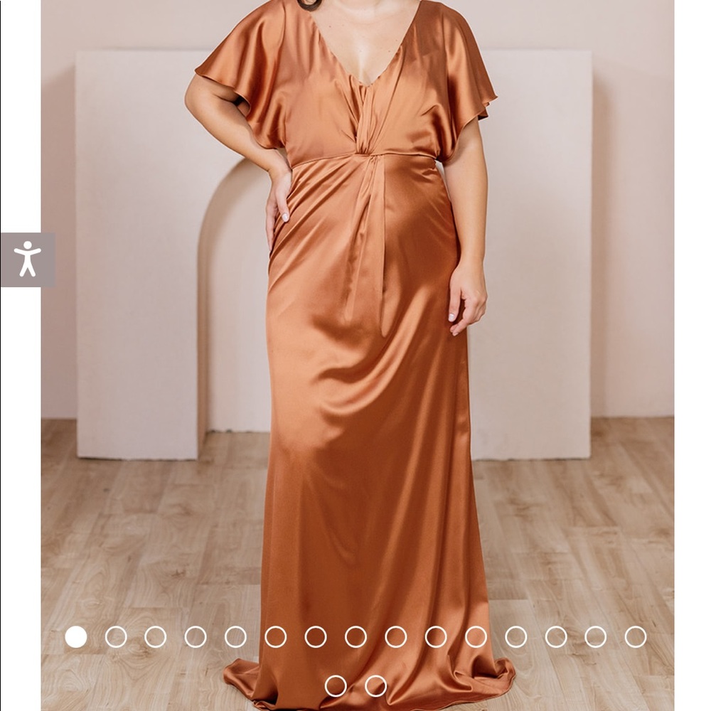 Gwen Satin Bridesmaid Dress
